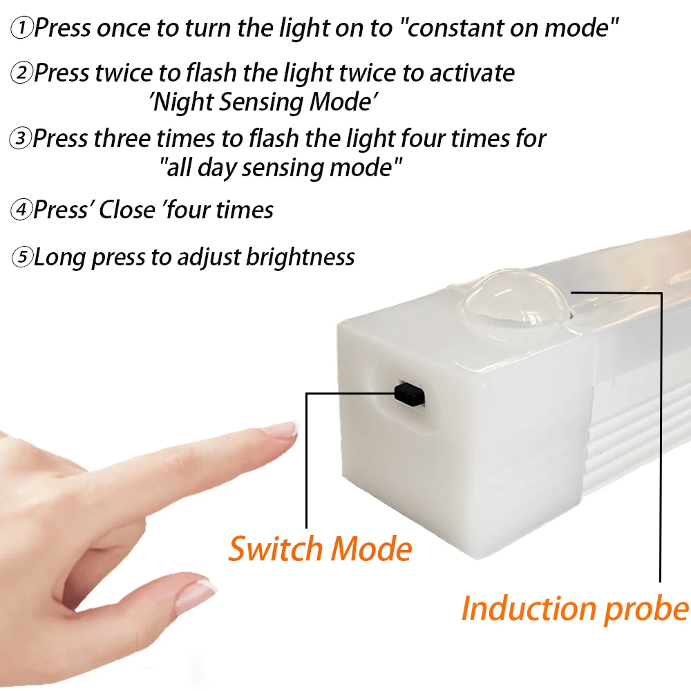 GlowMag™  - Befestigungsfreie intelligente Sensor-Magnet-USB wiederaufladbare LED-Lichter