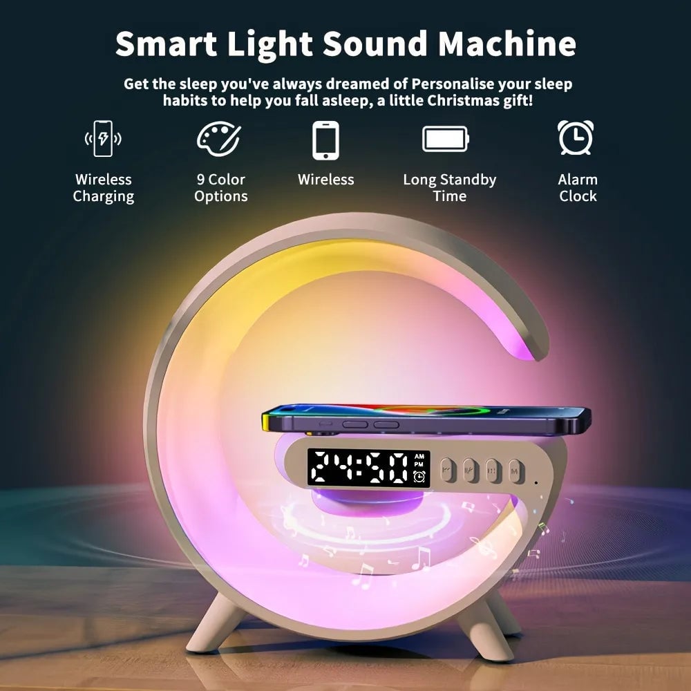All-in-One Bluetooth-Lautsprecher & Stimmungsleuchte mit Ladefunktion