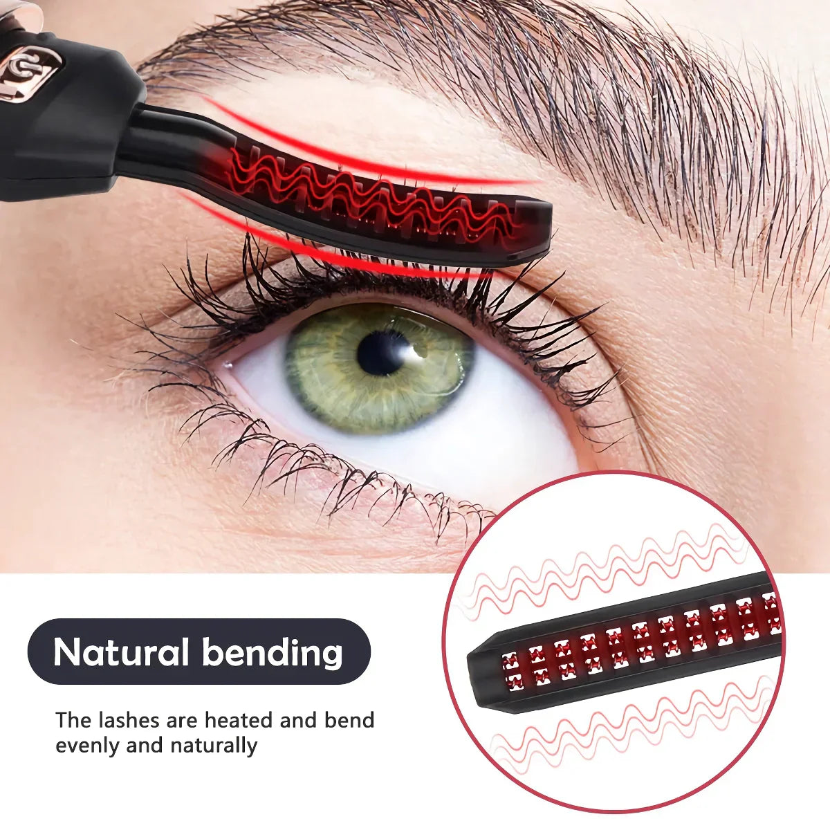 LuxeLash Pro™ | Schnellheizbare USB-wiederaufladbare Wimpernzange