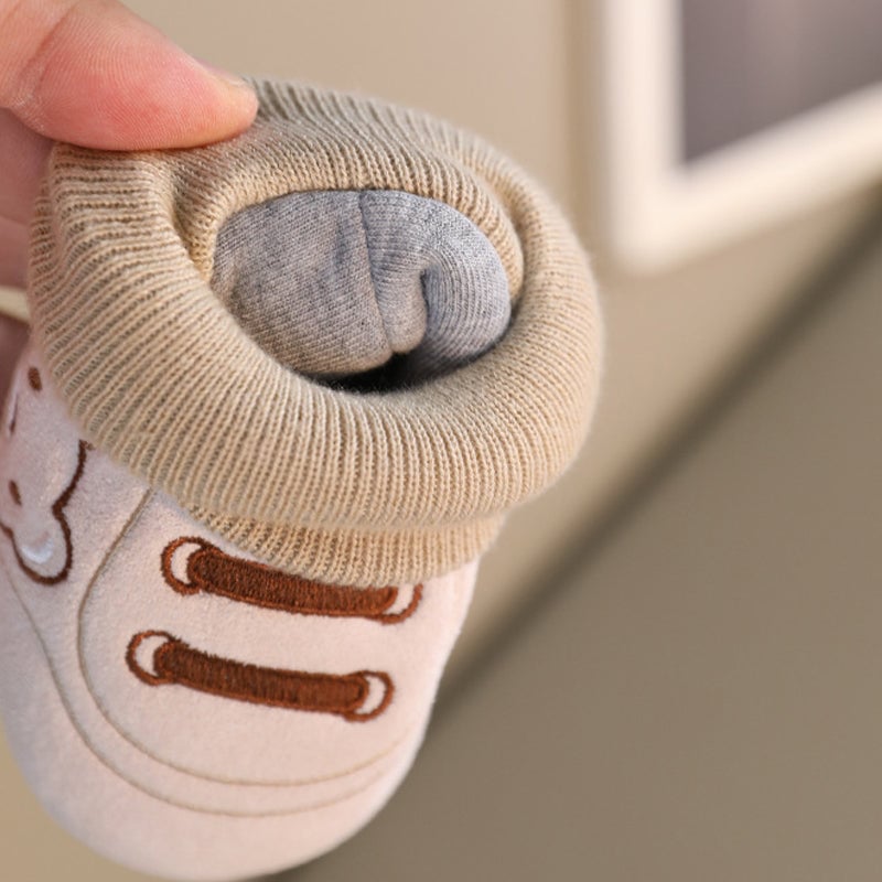 Warme Baby-Winterschuhe mit Plüschfutter – Rutschfest & Atmungsaktiv