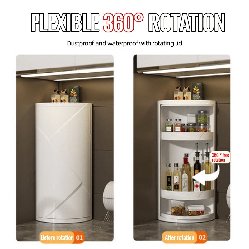 SpinRack™ - Maximieren Sie Ihren Platz mit der 360°-Ecklösung