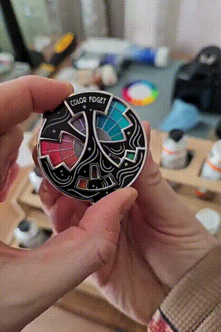 Color Fidget™ Ein Rad mit zwanzig Farben