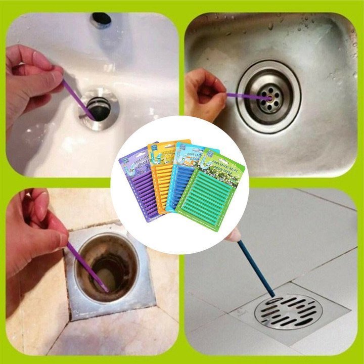 1+1 GRATIS | 12/set Pipe Cleaning Sticks™ Erfrischen Sie Ihr Zuhause durch schnelle Beseitigung von Abflussgerüchen