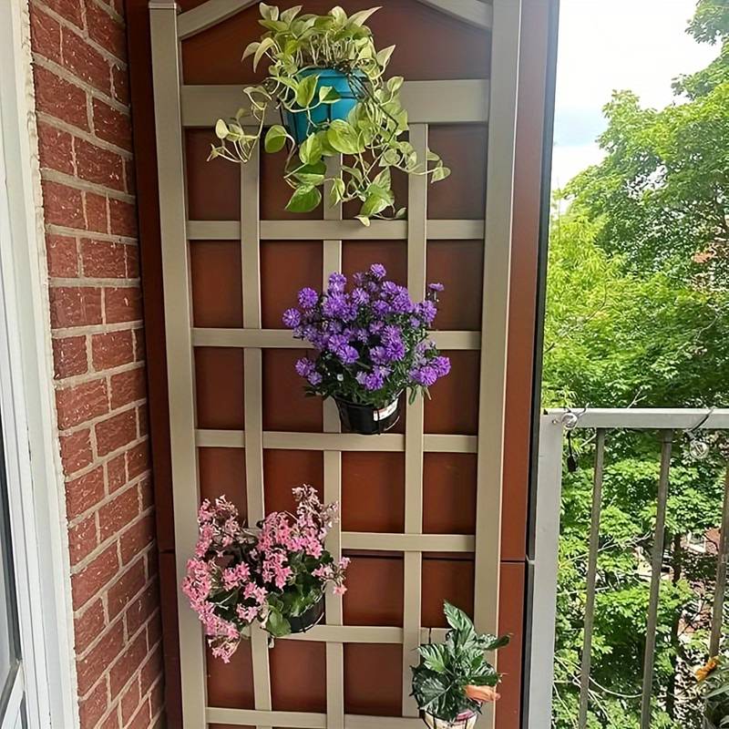 FloatFlora Schwebendes Garten-Geländerregal für Pflanzkästen