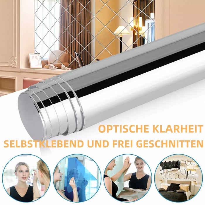 VivaShield™ Spiegelfolie – Kristallklare Sicherheit, die Ihre Familie und Ihr Zuhause schützt