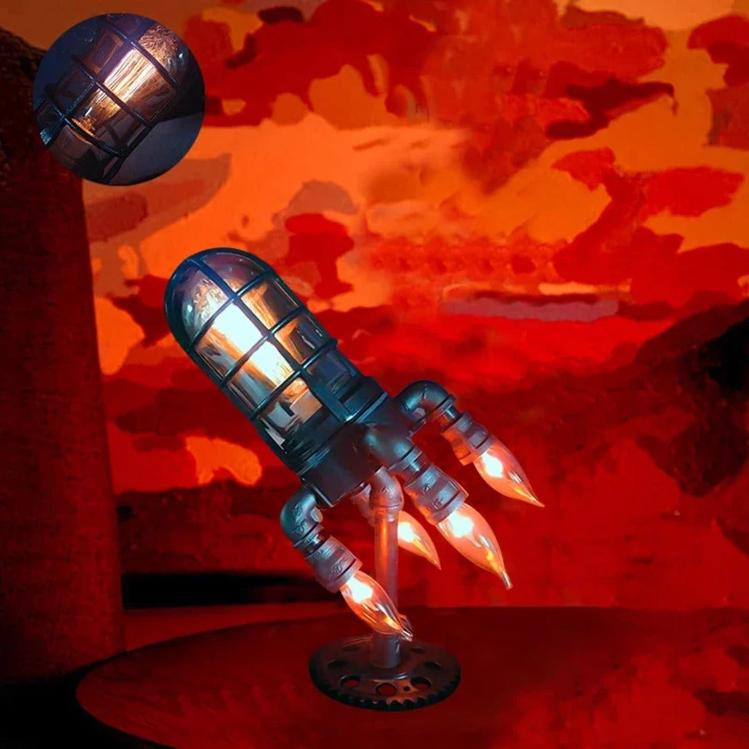 50% RABATT | RocketLight™️ Steampunk-Raketenlampe