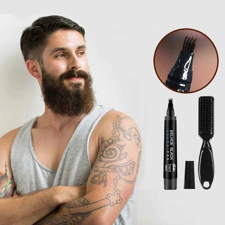 1+1 Gratis | BeardSet™ - Wasserdichtes Bartauffüllungsset