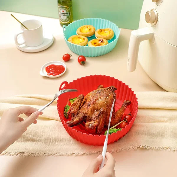 1+1 Gratis | GreaseGuard™ Wiederverwendbare Silikonform für Heißluftfritteuse