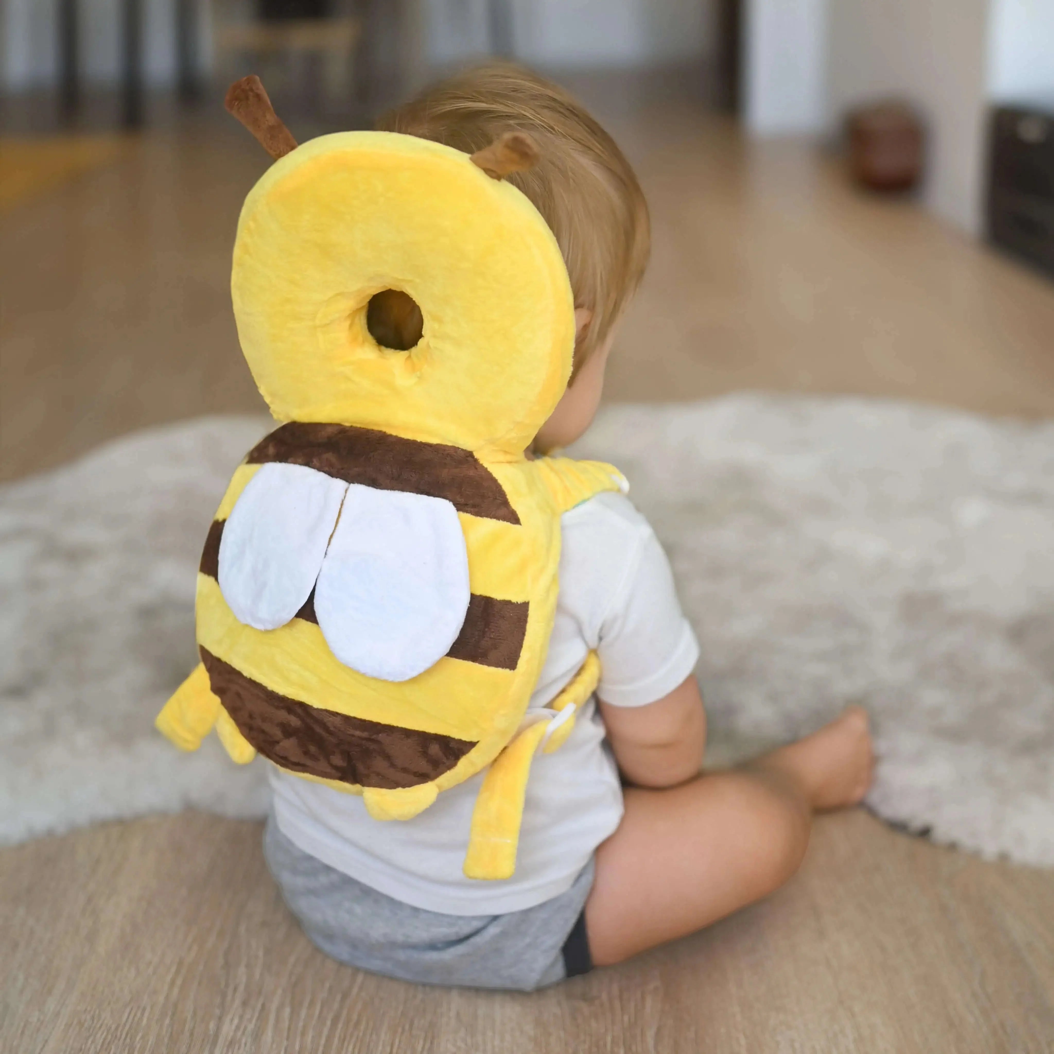 Baby Kopfschutz Rucksack™ | Weiches Rückenschlag-Polster | Sicherer Sturzschutz | Atmungsaktives Material