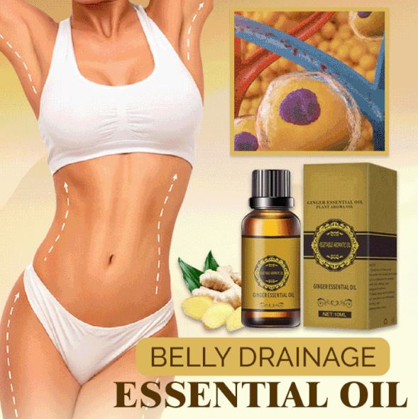 1+1 Gratis | Belly Drainage Ginger Oil - Mit natürlichen Ölen hergestellt, um Cellulite sicher zu verbrennen!