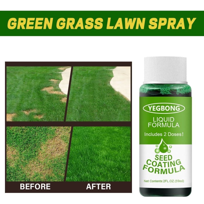 1+1 GRATIS | EmeraldSpring™ Rasenpflege-Spray – Verwandeln Sie Ihren Rasen in wenigen Tagen in eine üppige, unkrautfreie Oase