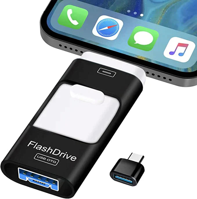 4-in-1 FlashDrive™ - Erweitern Sie Ihre Speicherkapazität im Handumdrehen und nehmen Sie Ihre Dateien überallhin mit