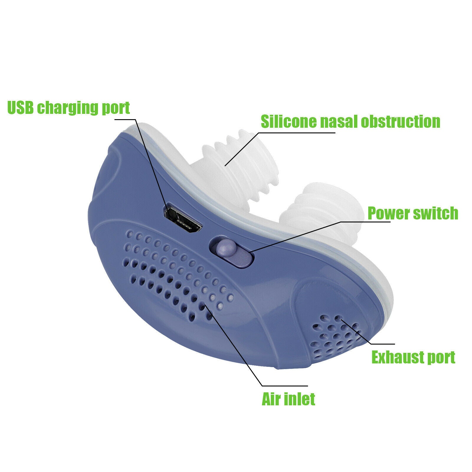 Snooze™ - Elektrisches Mini-Gerät gegen Schnarchen