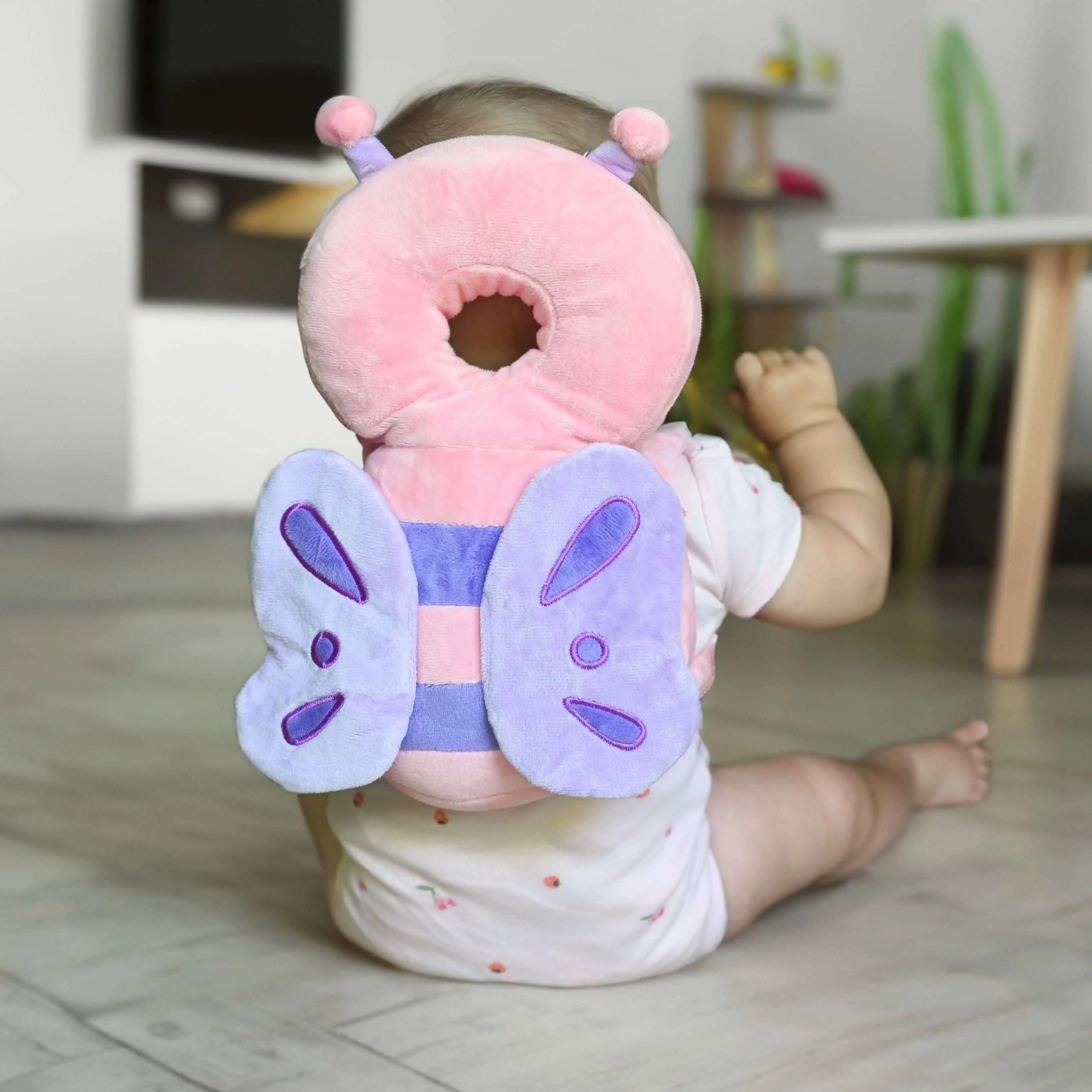 Baby Kopfschutz Rucksack™ | Weiches Rückenschlag-Polster | Sicherer Sturzschutz | Atmungsaktives Material