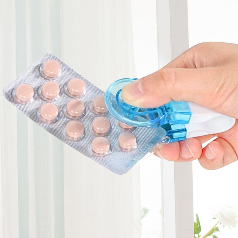 Tragbare Pillendose | Kompakt & Sicher | Ideal für unterwegs | Polystyrol & Polyacetalharz