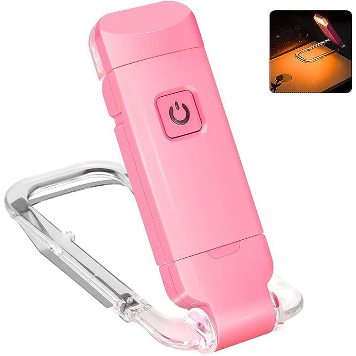 USB-LED-Buchlampe mit Clip – Lesezeichen & Mini-Taschenlampe in einem