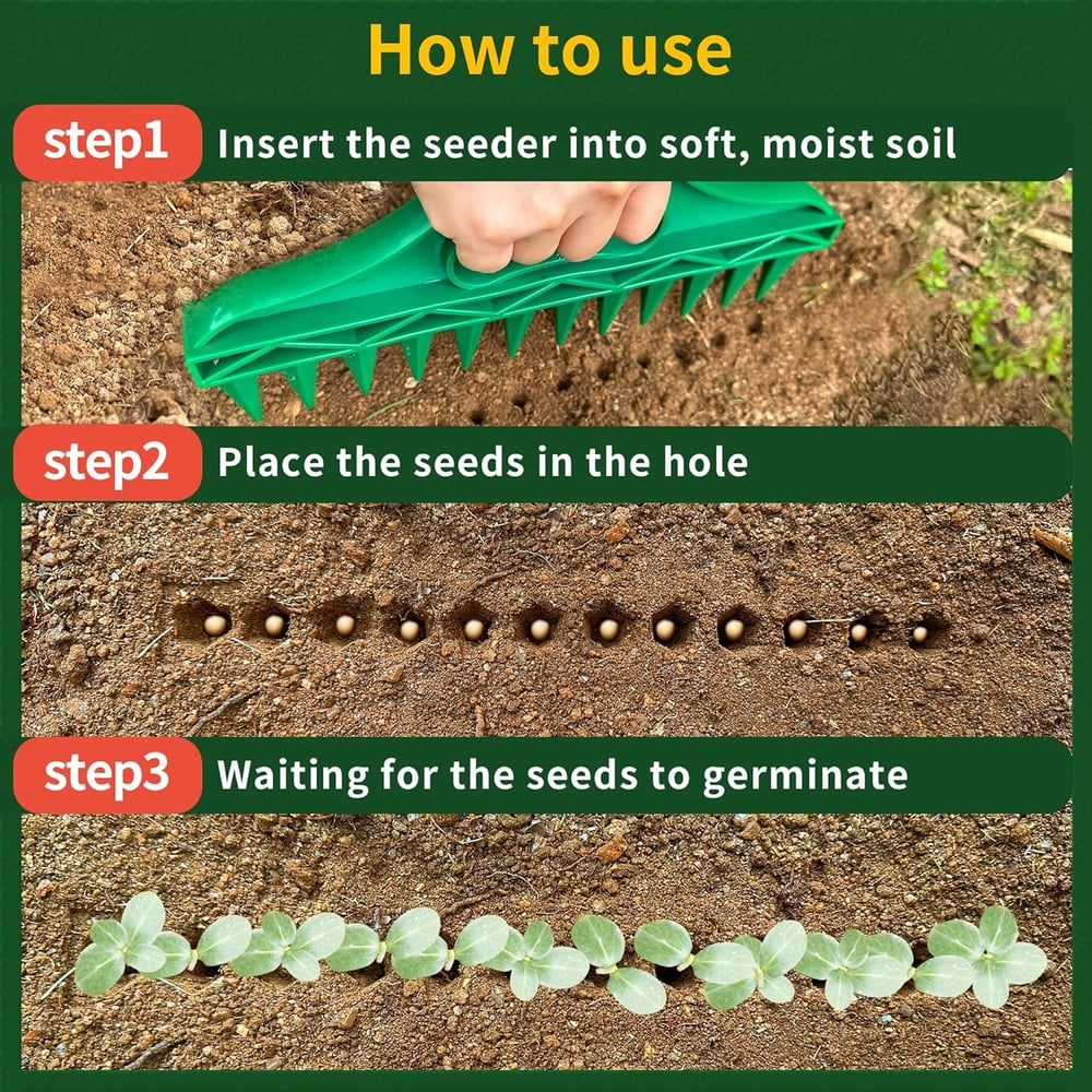 SeedAlign™ - Pflanzstecker für gleichmäßige Aussaat!