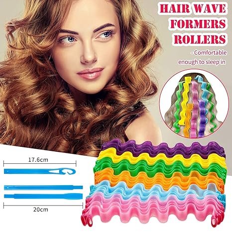 5+5 Gratis | Hitzefreie Spirallockenwickler™ — Mühelose, wunderschöne Locken, die Ihr Haar jedes Mal schützen
