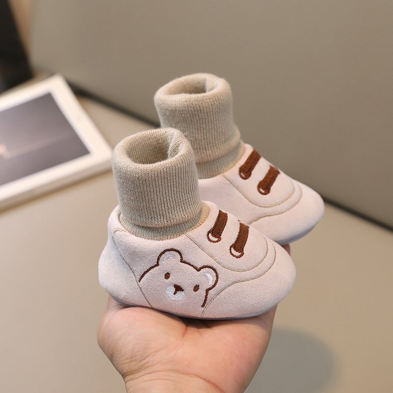 Warme Baby-Winterschuhe mit Plüschfutter – Rutschfest & Atmungsaktiv