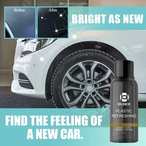 1+1 Gratis | AutoShine™ Erfrischungs-Beschichtungsset für Autos aus Kunststoff