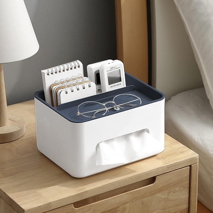 Haltbare Multifunktionale Taschentuchbox mit Aufbewahrungsfächern