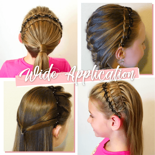 Doppelte Pony-Haarnadel – Perfekt für Hochsteckfrisuren und Festtagsfrisuren