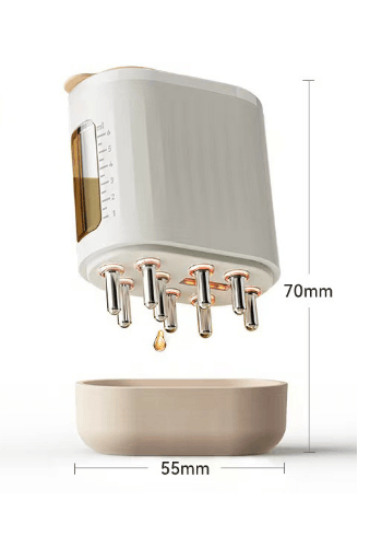 SerumSculpt Viva: Fortgeschrittener Kopfhautpflege-Massager mit Rotlichttherapie