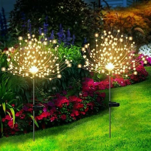 1+1 Graits - Solar Feuerwerk Lichterkette