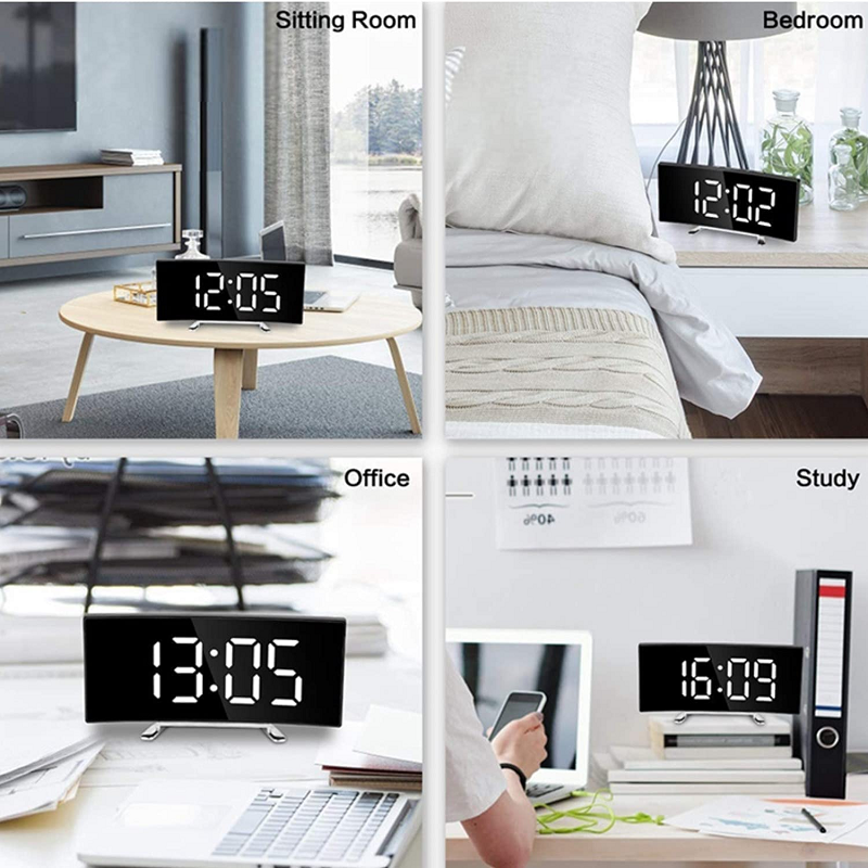 Curve-Clock™ | Gebogener LED-Digitalwecker
