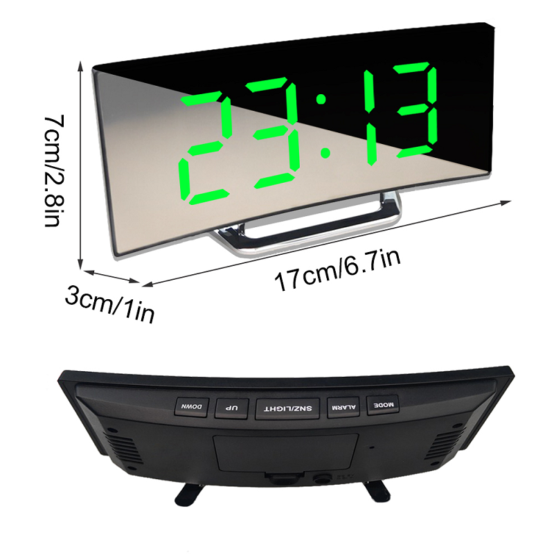 Curve-Clock™ | Gebogener LED-Digitalwecker