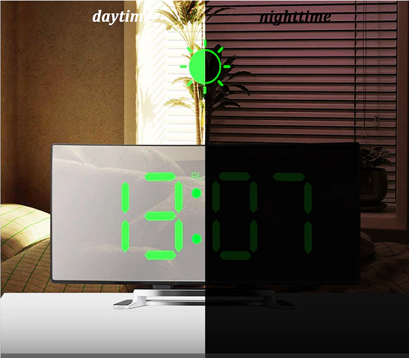 Curve-Clock™ | Gebogener LED-Digitalwecker
