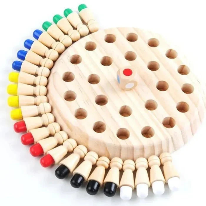 MemoryMeld™ – Holz-Memory-Match-Stick-Schach