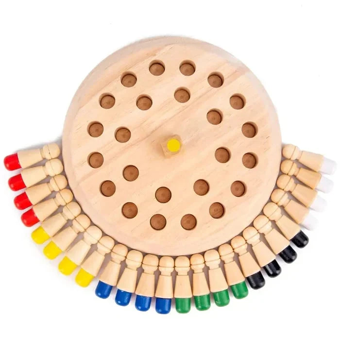 MemoryMeld™ – Holz-Memory-Match-Stick-Schach
