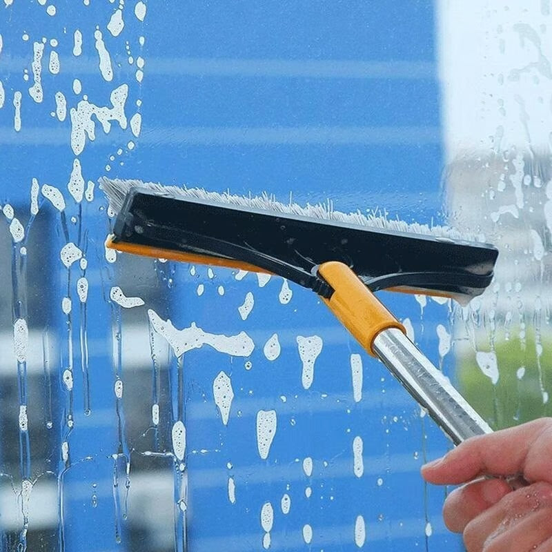 Robuste Bodenreinigungsbürste mit langem Stiel – Mühelos tiefenreinigen