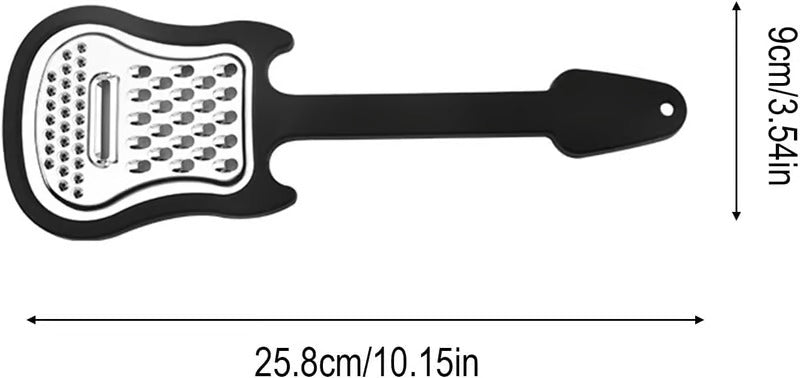 Gemüseschäler aus Edelstahl | Gitarrenförmiger Schäler zum Schälen & Hobeln