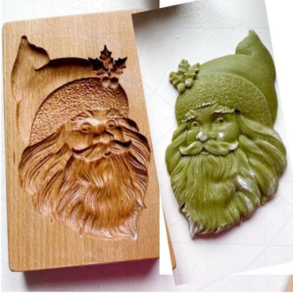 CarveBake - Plätzchenform mit Holzgravur Embossing, Form für Plätzchen [Letzter Tag Rabatt]