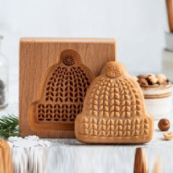 CarveBake - Plätzchenform mit Holzgravur Embossing, Form für Plätzchen [Letzter Tag Rabatt]