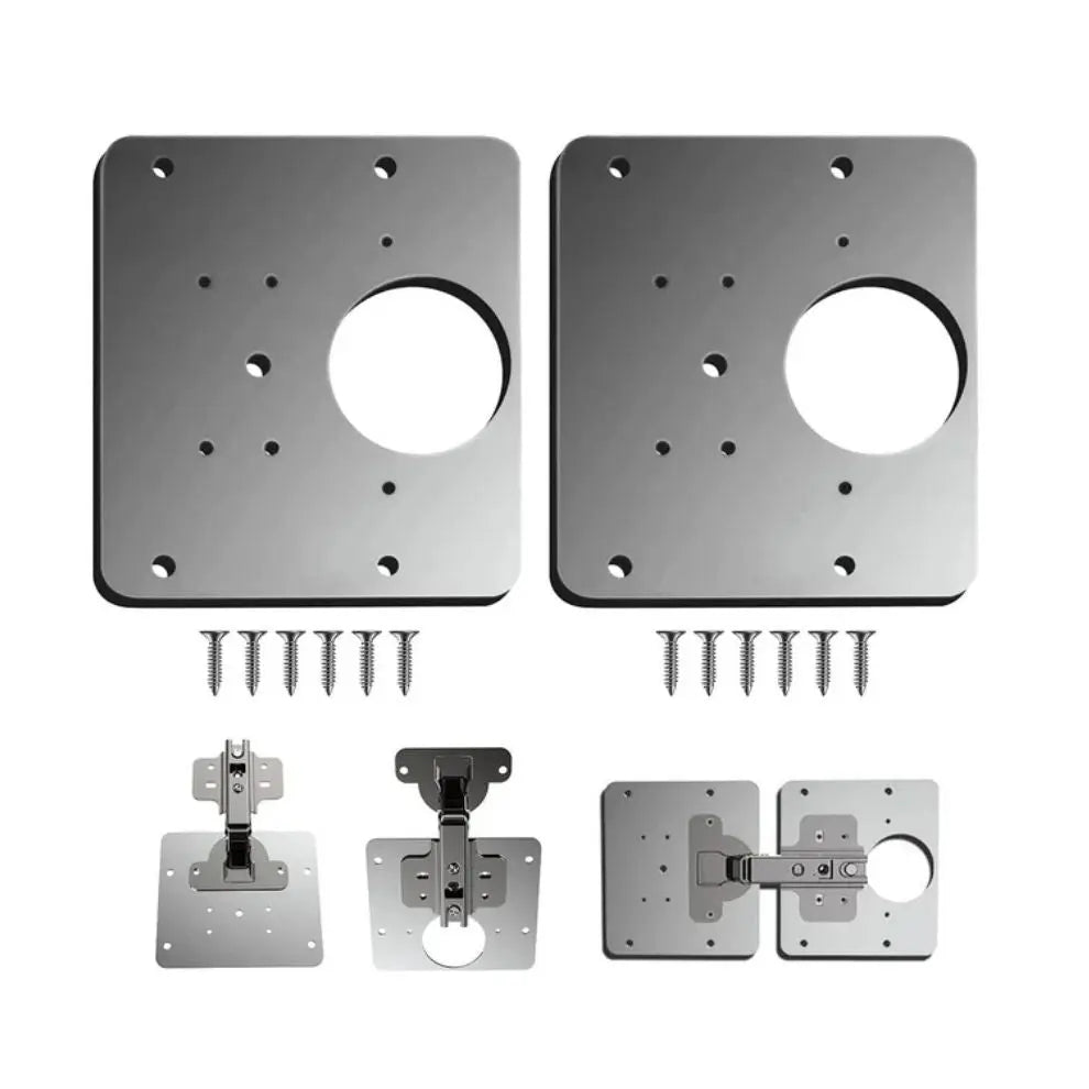1+1 GRATIS | SteelLock™ Reparaturplatte — Beenden Sie Türwackeln und stellen Sie rockfeste Schrankstabilität wieder her