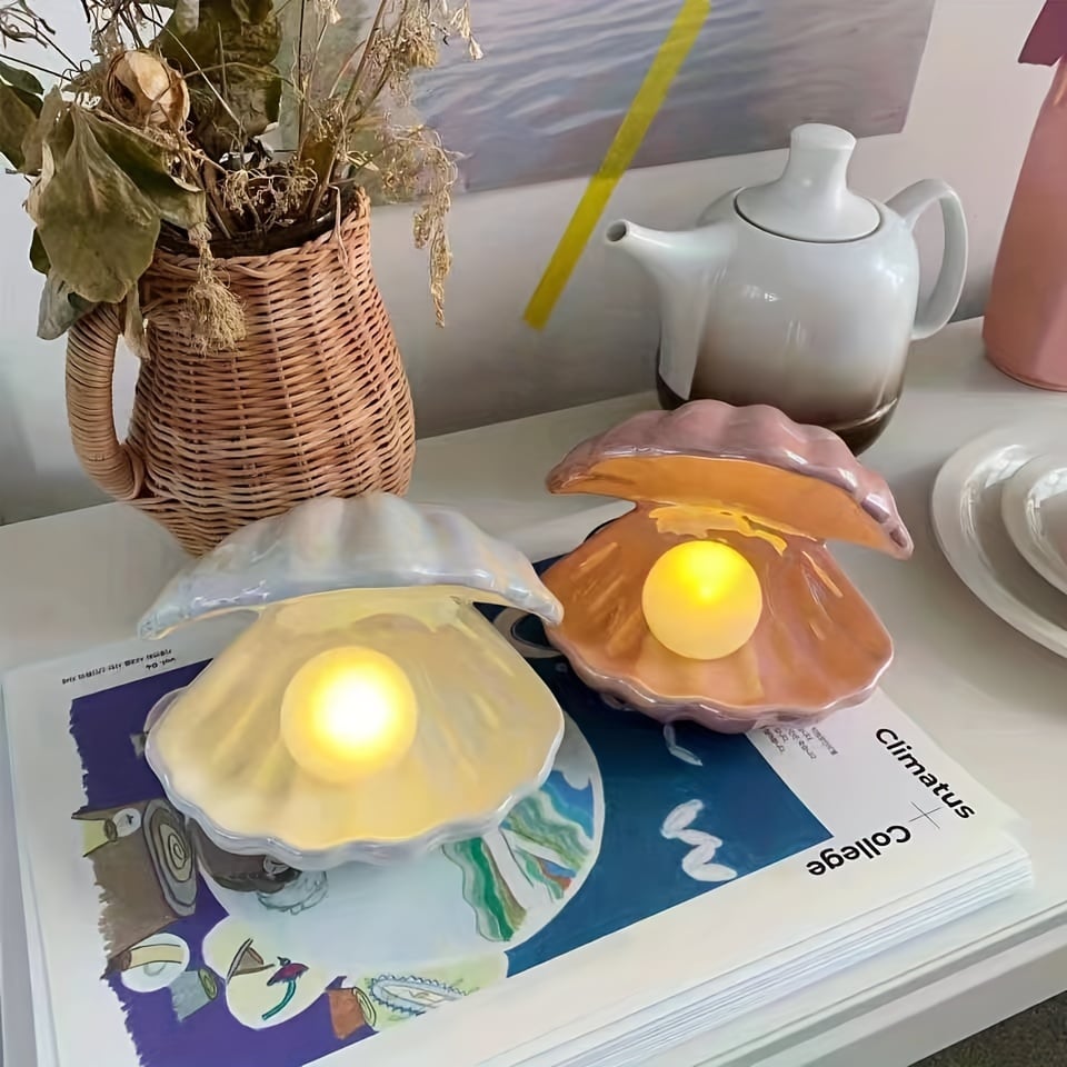 Elegante Perlen-Nachttischlampe für ein gemütliches Zuhause