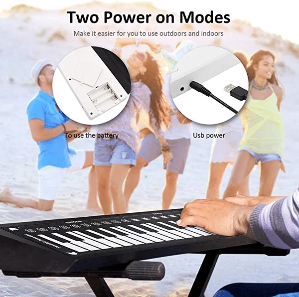 Rollano™ - Handrollbares tragbares Klavier