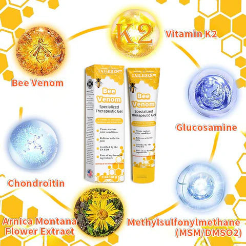 1+1 Gratis | TAILEDEN™ Bienengift Gelenktherapie Schmerzgel – Befreie dich von Schmerzen und erlange aktive Freude zurück