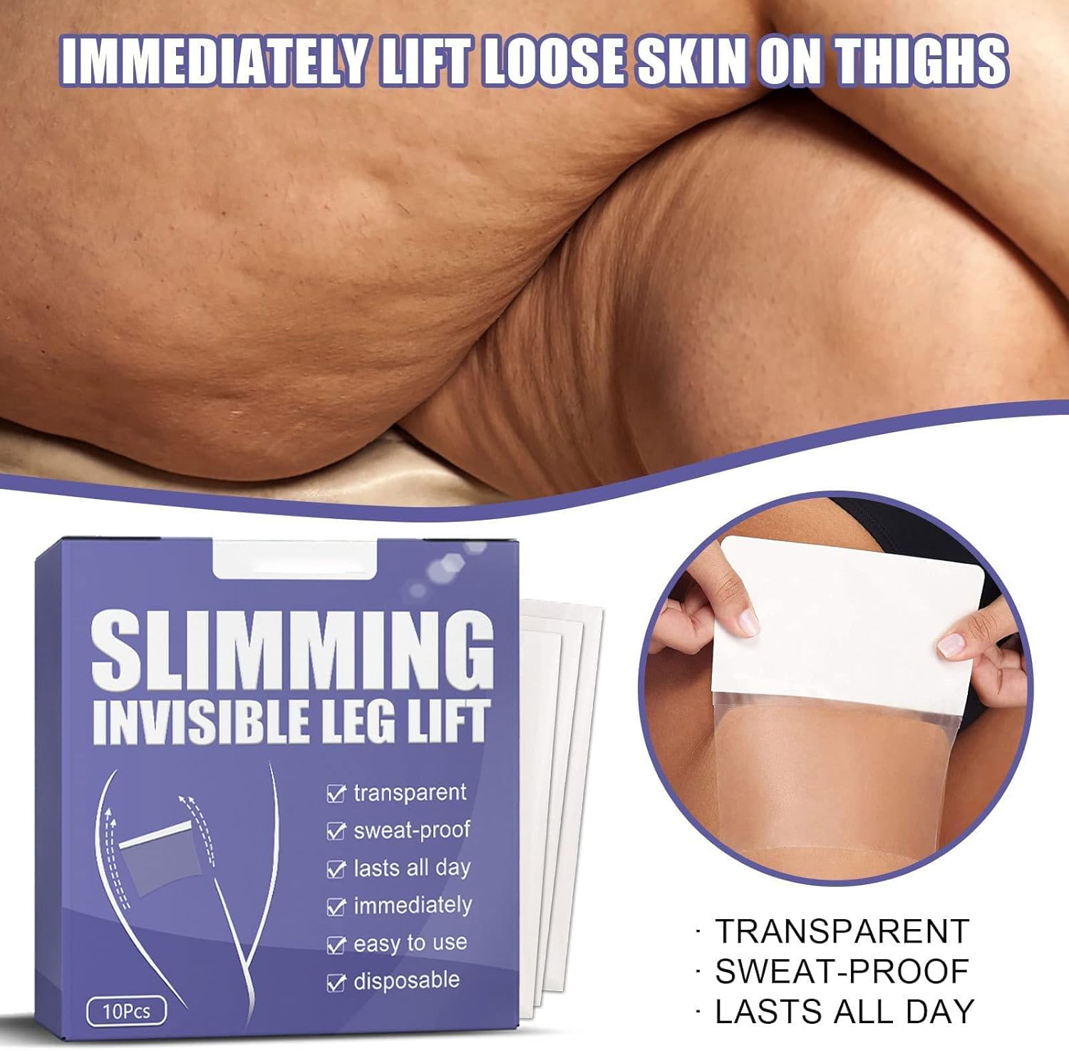 1+1 Gratis | Invisible Lift Patches™ Straffen und glätten Sie Ihre Haut sofort ohne invasive Behandlungen