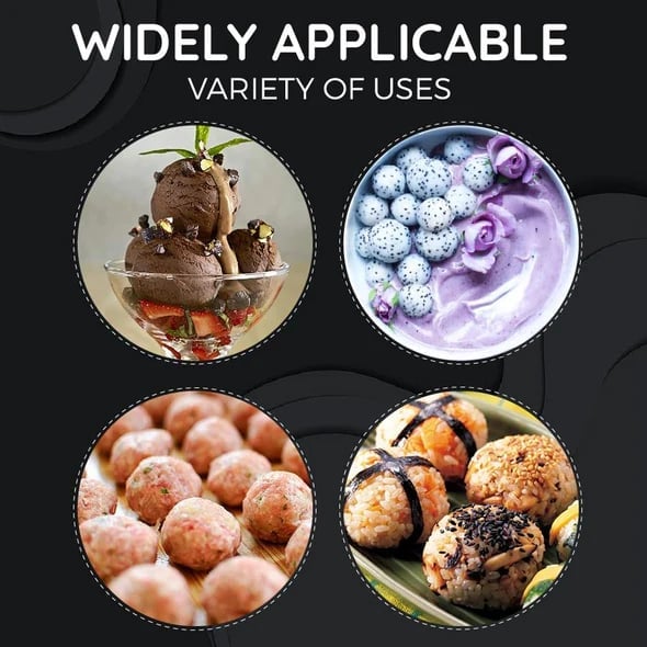 Edelstahl-Fleischbällchenformer – Perfekte Bällchen in Sekundenschnelle