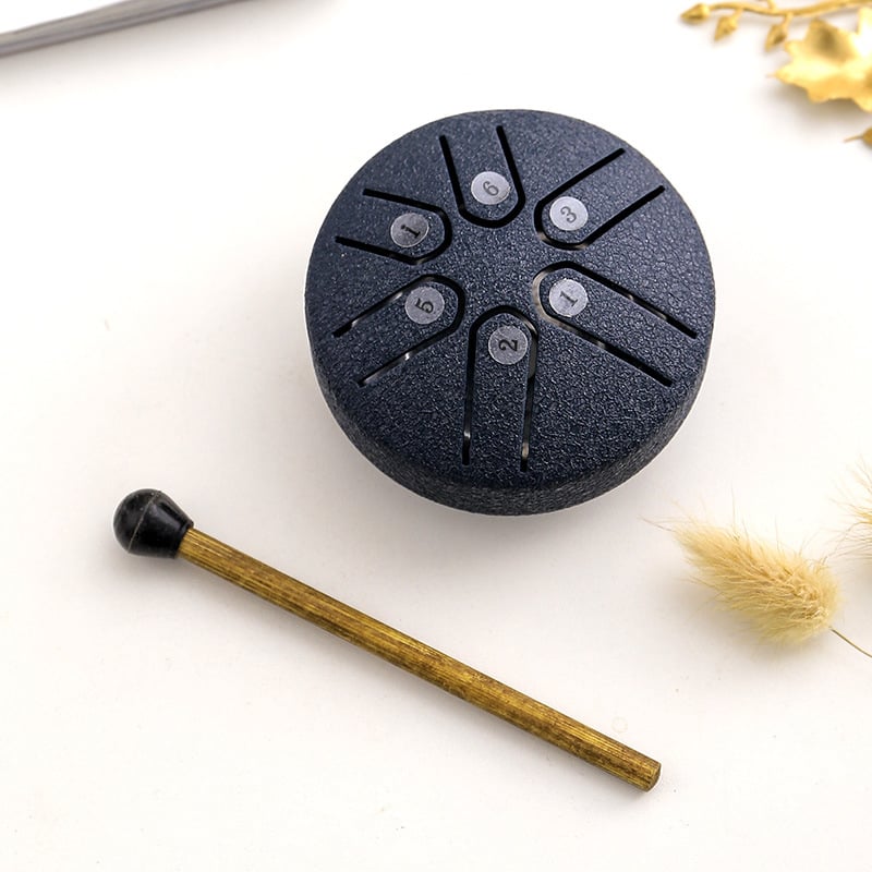 Mini-Trommel aus Kohlenstoffstahl - Ideal für die Musiktherapie