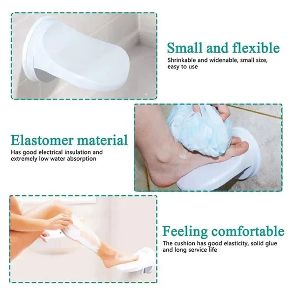 Footrest™ - Wandmontierte Fußstütze für die Dusche