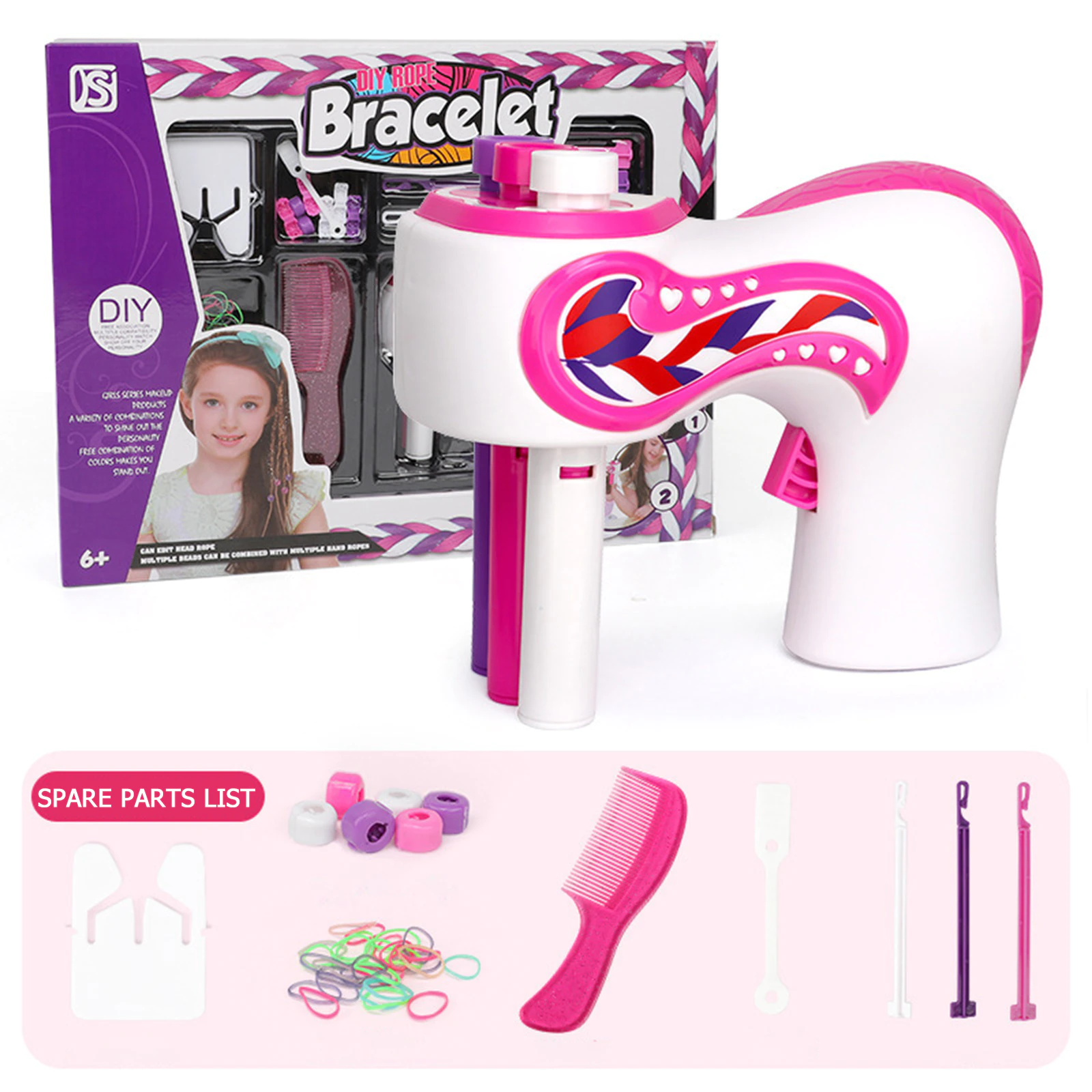 SuperBraidy™ | DIY Automatischer Haarflechter Satz (Ideales Geschenk für Weihnachten)