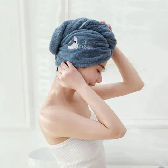 1+2 GRATIS | EasyDry™ | Premium Schnelltrocknendes Haarhandtuch