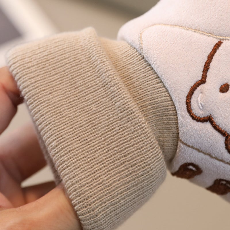 Warme Baby-Winterschuhe mit Plüschfutter – Rutschfest & Atmungsaktiv