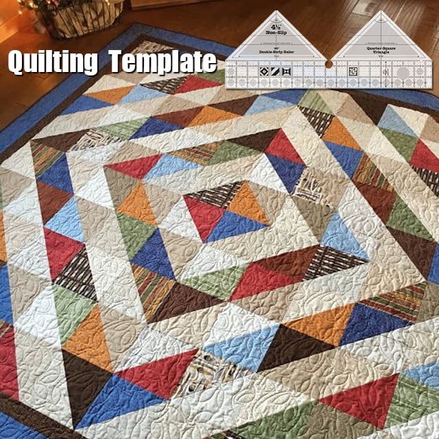 QuiltPro™ - 90-Grad Doppelstreifen-Steppmaß