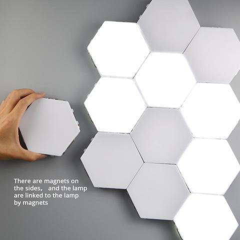 1+1 GRATIS | LumaHexa™ Verwandeln Sie jede Wand in ein atemberaubendes, stimmungsvoll perfektes Leuchtspiel